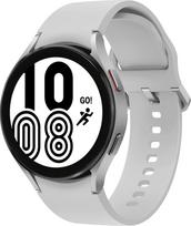 „Samsung Galaxy Watch4 Round“ „Bluetooth“ išmanusis laikrodis, „Wear OS“, sportinis laikrodis, fizinio aktyvumo sekiklis, 44 mm, sidabrinis (skaidrus variantas) –