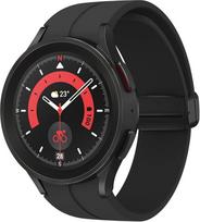 „Samsung Galaxy Watch5 Pro“ išmanusis laikrodis, sveikatos funkcijos, fizinio aktyvumo sekiklis, ilgai veikianti baterija, LTE, 45 mm, juodas titanas
