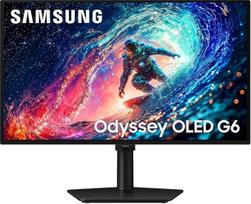 „Samsung Odyssey G6“ 27 colių G61SH QHD QD-OLED 240 Hz žaidimų monitorius | 1440p kompiuterio ekranas, reakcijos laikas 0,03 ms, neblizganti, atspindžių nesukelianti danga, HDR10, „AMD FreeSync Premium“, LS27HG612SUXEN