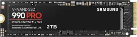 „Samsung“ 990 PRO NVMe M.2 SSD, 2 TB, PCIe 4.0, skaitymo greitis 7450MB/s, rašymo greitis 6900MB/s, vidinis SSD, vidinis SSD, skirtas žaidimams ir vaizdo redagavimui, juodos spalvos, MZ-V9P2T0BW