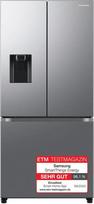 „Samsung“ šaldytuvas-šaldiklis su „French Door“ durimis RF50C530ES9/EF, 178 cm, 495 l, „Wi-Fi“ ir „SmartThings“ AI energijos taupymo režimas, „Twin Cooling+“, automatinis ledo gaminimo įrenginys, „No Frost+“, nerūdijančio plieno išvaizda,