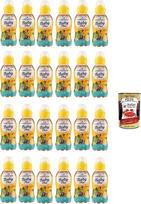 „San Benedetto Thè baby“ – be kofeino gėrimas su laimo skoniu, be kofeino citrinų arbata, ledinė citrinų arbata, PET buteliukai 24 x 25 cl + itališkas gurmaniškas vaisių minkštimas 400 g