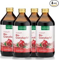 „Sanct Bernhard“ ekologiškas granatų „Vital Juice“ sultys, 4 x 500 ml