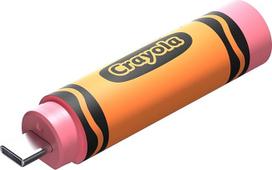 „SANDISK Crayola“ USB-C atmintinė, 64GB (skaitymo greitis iki 300MB/s, USB 3.2 Gen 1, „SANDISK“ programa, skirta išmaniesiems telefonams, planšetiniams kompiuteriams ar kompiuteriams su atitinkamu prievadu) „Mango Tango“