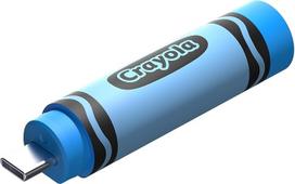 „SANDISK Crayola“ USB-C atmintinė 64GB (skaitymo greitis iki 300MB/s, USB 3.2 Gen 1, „SANDISK“ programa, skirta išmaniesiems telefonams, planšetėms ar kompiuteriams su atitinkamu jungties prievadu) Cerulean Blue