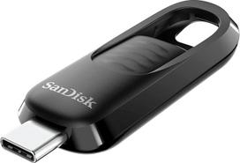 „SANDISK Ultra Slider“ USB Type-C atmintinė, 1 TB, ištraukiamas jungiklis, USB 3.2 Gen 1, greitis iki 400MB/s – juoda