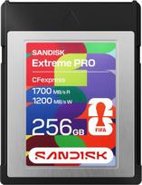 „SANDISK“ CFexpress B tipo atminties kortelė, 2026 m. FIFA pasaulio čempionato leidimas, 256GB (skaitymo greitis iki 1 700MB/s, 2026 m. FIFA pasaulio čempionatą galite filmuoti iki 4K raiškos)