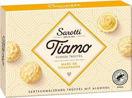 „Sarotti Tiamo“ aukščiausios kokybės triufeliai „Marc de Champagne“, 125 g