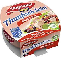 „Saupiquet“ tunų salotos „Mexican“ 160 g