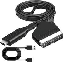 „Scart“ į „H-DM-I“ keitiklis, universali vaizdo ir garso „Scart“ laido į HDMI adapteris su USB maitinimo kabeliu, HD 720p/1080p, „Plug and Play“ funkcija, skirtas HDTV, DVD grotuvams, monitoriams, projektoriams, STB, VHS, „Xbox“, „PS2“, „PS3“, „Sky“ ir „B