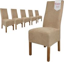 „Scheffler Home Stretch“ kėdžių užvalkalai, „Leon“ elastingi suede kėdžių užvalkalai, kėdžių užvalkalai, elastingi užvalkalai sūpynėms su elastinga juosta, elegantiški kėdžių užvalkalai | Elastingi ir skalbiami kėdžių užvalkalai, sertifikuoti pagal „Oeko-