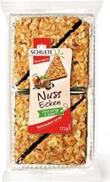 „Schulte Feingebäck“ „Large Nut Corners“ 175 g riešutų pyragėliai su šokoladu