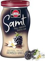 „Schwartau Velvet“ gervuogių ir vanilės uogienė, vaisių uogienė be gabaliukų ir be sėklų, 270 g