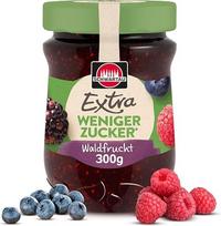 „Schwartau Extra“ uogų uogienė su mažesniu cukraus kiekiu | Uogienė su sumažintu cukraus kiekiu | 300 g