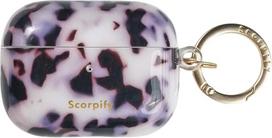„SCORPIFY“ apsauginis dėklas „AirPods Pro 3“ (3-iosios kartos, 2025 m.) su raktų pakabuku, suderinamas su „Apple AirPods Pro 3“, mielas apsauginis kietasis dėklas, belaidis įkrovimas, ausinių dėklas moterims