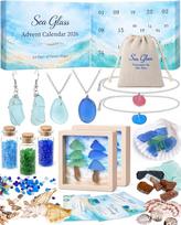 „Sea Glass“ Advento kalendorius 2026 moterims, paauglėms, rankdarbiams ir papuošalams