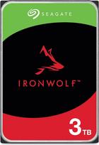 „Seagate IronWolf“ 3 TB ST3000VN007 vidinis kietasis diskas (8,9 cm (3,5 colio), 64MB talpyklos, 5900 apsisukimų per minutę, SATA 6GB/s)