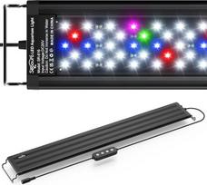„SEAOURA“ akvariumo LED apšvietimas, akvariumo lempa su laikmačiu, 61–76 cm