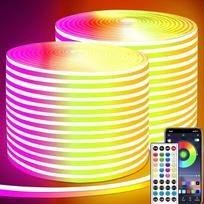 „Segrass“ 2 x 20 m „Neon Rope“ su programėle ir nuotolinio valdymo pultu, lanksti LED juosta