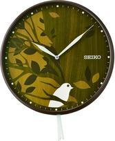 „Seiko“ švytuoklinis sieninis laikrodis QXC243B