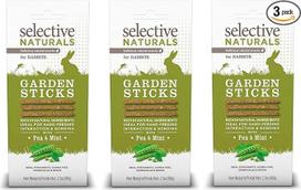„Selective Naturals“ sodo lazdelės su žirniais ir mėtų skonio triušiams, 2,1 uncijos – 3 vnt. pakuotė