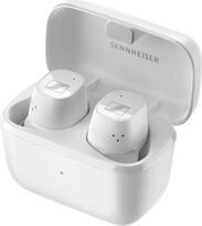 „SENNHEISER CX Plus“ visiškai belaidės „Bluetooth“ ausinės: muzikos klausymasis ir skambučiai su aktyviąja triukšmo slopinimo funkcija, pritaikomu jutikliniu valdymu, žemų dažnių stiprinimu, IPX4 apsauga ir 24 val. baterijos veikimo trukme, baltos spalvos
