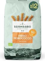 „Sgambaro“ ekologiški makaronai „Fusilli“ Nr. 93 – 12 vnt. po 500 g, iš vienagrūdžių kviečių – mažai riebalų – ląstelienos ir baltymų šaltinis