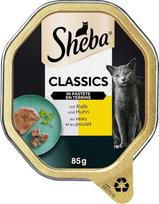 „Sheba Classics“ kačių maistas – paštetas su smulkiais gabalėliais, skirtas kasdieniam šėrimui
