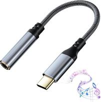 „SHUXIA“ USB-C į 3,5 mm lizdą adapteris, C tipo į 3,5 mm ausinių „Aux“ skaitmeninio garso adapteris, „AUX“ į USB-C ausinių adapteris, suderinamas su „iPhone 16/15“, „iPad Pro“, „Huawei“, „Xiaomi“ ir kitais įrenginiais