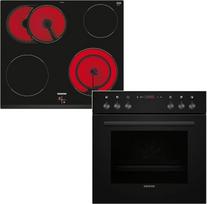 „Siemens“ iQ100 EQ110KAVB įmontuojamas viryklės komplektas su elektrine kaitlente 60 x 60 cm | Pagaminta Vokietijoje, greitas kaitinimas, tolygus šilumos paskirstymas, nerūdijantis plienas