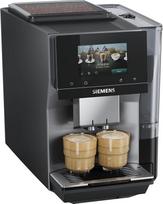 „Siemens“ visiškai automatinis kavos aparatas EQ700 iAroma, pilnai jutiklinis ekranas, „Cold Brew“ ir „Slow Brew“ funkcijos, namų prietaisų programėlė, pilkos spalvos, TP725E01
