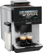 „Siemens“ visiškai automatinis kavos aparatas EQ900 „iAroma“ su individualiai pritaikomais nustatymais, tiksliu malūnėliu, dideliu, intuityviu jutikliniu ekranu, sidabrinės spalvos, TQ923E03