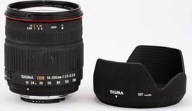 „Sigma“ 18–200 mm f/3,5–5,6 DC, skirtas „Nikon“ skaitmeniniams veidrodiniams fotoaparatams su APS-C dydžio jutikliais