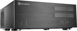 „Silverstone Technology Grandia HTPC ATX SST-GD08B“ stalinio kompiuterio korpusas su galinga ir tylia aušinimo sistema, juodos spalvos