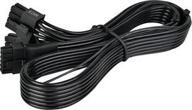 „SilverStone Technology“ PP15-EPS 2 x EPS 8-pin (maitinimo šaltinis) į 12+4-pin (vaizdo plokštė) 12 V – 2x6 – PCIe Gen5 kabelis, SST-PP15-EPS