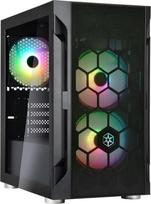 „SilverStone Technology“ FARA H1M PRO – stilingas ir įspūdingas „Micro ATX“ žaidimų kompiuterio korpusas su ARGB apšvietimu SST-FAH1MB-PRO