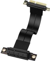 „SinLoon“ PCIe 3.0 X4 prailginimo kabelis, 90 laipsnių kampu, PCI-E 4X, „vyriškas“ į „moterišką“ jungtį, 20 cm (90 laipsnių kampu)