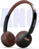 „Sirius 120H ANC“ ausinės, dengiančios ausis – belaidės „Bluetooth“ ausinės su triukšmo slopinimu, mikrofonu, skaidrumo režimu, lengvos, skirtos kelionėms, sporto salėje ir darbui (juodos)