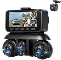 „SIXTOP 5“ automobilinė kamera, 1080P, 360° visapusiškas matymo kampas, naktinio matymo funkcija ir atbulinės eigos kamera