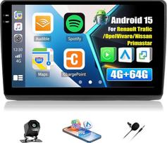„SIXTOP“ 4G+64G „Android“ automobilių radijas, skirtas „Renault Trafic“ (2001–2010 m.) / „Opel Vivaro“ (2006–2010 m.) /„Nissan Primastar“ (2006–2014 m.) „CarPlay“ ir „Android Auto“ automobilių radijas su 10 colių ekranu, „Bluetooth“, FM, RDS, GPS, „Wi-Fi“