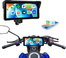 „SIXTOP“ motociklų „CarPlay“ ekranas, belaidis „CarPlay“ ir „Android Auto“ palaikymas motociklams, 8,1 colio atsparus vandeniui jutiklinis ekranas, „Bluetooth“ garso perdavimas, GPS navigacija, ekvalaizeris, „Siri“
