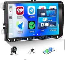 „SIXWIN“ 4+128G „Android 15“ automobilių radijas, skirtas „VW Golf 5 6“, „Passat“, „Polo“, „Seat“, „Caddy“ ir „Touran“ modeliams, su „CarPlay“, „Android Auto“ ir „MirrorLink“ funkcijomis, 9 colių HD ekranu, GPS, „Wi-Fi“, „Bluetooth“, FM/RDS, ekvalaizeriu,
