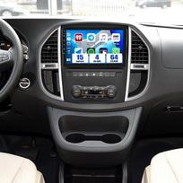 „SIXWIN“ 4+64G „Android 15“ automobilių radijas, skirtas „Mercedes-Benz Vito 3“ W447 (2014–2020 m.) su „CarPlay“ / „Android Auto“ / „MirrorLink“, 10 colių HD jutikliniu ekranu, palaiko „Wi-Fi“, GPS, „Bluetooth 5.0“, FM/RDS, 32EQ + atbulinės eigos kamerą