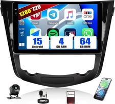 „SIXWIN“ 4+64G „Android 15“ automobilių radijas, skirtas „Nissan X-Trail“, „Qashqai“, „J11“, „T32“, „Rouge“ (2014–2018 m.) modeliams su „CarPlay“ / „Android Auto“, 10,1 colio HD „InCell“ jutikliniu ekranu su „Wi-Fi“, GPS, „Bluetooth 5.0“, FM/RDS radiju, U