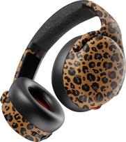„Skullcandy Crusher ANC 2“ belaidės „Bluetooth“ ausinės, apgaubiančios ausis, daugialypės sensorinės bosinės natos, aktyvi triukšmo slopinimo funkcija, 60 valandų baterijos veikimo laikas – „Leopard“