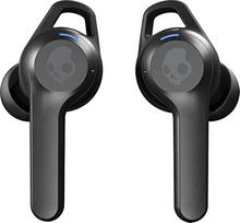 „Skullcandy Indy Fuel“ visiškai belaidės ausinės, atsparios prakaitui, vandeniui ir dulkėms pagal IP55 standartą, bendras baterijos veikimo laikas iki 30 valandų – juodos spalvos (atnaujintos)
