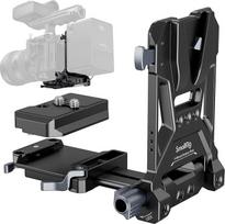 „SMALLRIG“ „V-Mount“ akumuliatoriaus plokštė, „V-Lock“ akumuliatoriaus tvirtinimo plokštė su greito atjungimo plokštele, skirta „Arca-Swiss“ sistemai, su 1/4"-20 sriegiu, L formos, kompaktiška „V-Mount“ akumuliatoriaus plokštė, skirta DSLR fotoaparatams,