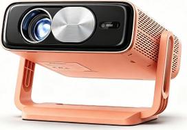 „Smart Projector“ šviesiai oranžinis, 720P HD LED lauko projektorius