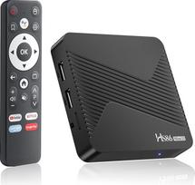 „Smart TV Box“ su „Android 14.0“, 4K@60FPS, 2026 m. naujausias „Android Box“ su RK3528 procesoriumi, 4GB RAM, 32GB ROM, „Wi-Fi 6“, 10/100Mbit/s interneto jungtimi, „Bluetooth 5.0“, USB 3.0, palaiko 3D HD internetinės televizijos priedėlį, HD išmaniųjų