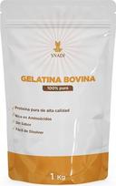 „Snadi“ jautienos želatinos granulės, 1 kg, 100 % grynos, beskonės ir profesionalios kokybės, turinčios daug kolageną sudarančių amino rūgščių, skirtos kepiniams, desertams ir padažams, lengvai tirpstančios